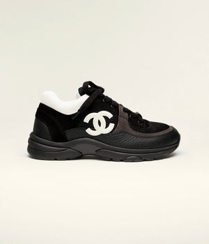 Chanel Baskets basses CC black & white