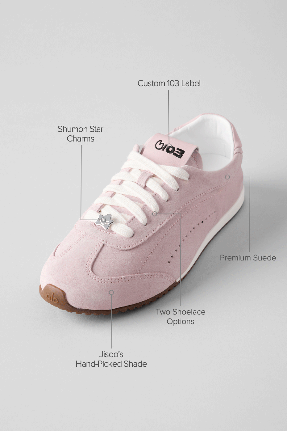 ALO Sunset Sneaker + Jisoo - Bloom Pink