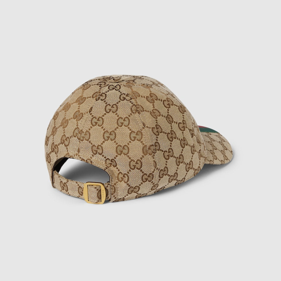 CASQUETTE DE BASE-BALL EN TOILE GG D'ORIGINE Beige
