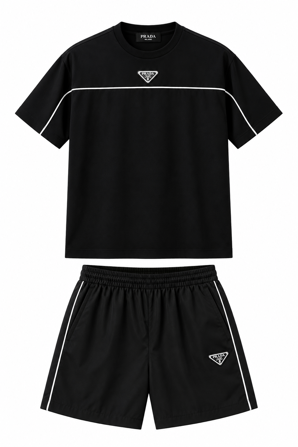 ENSEMBLE BLACK BOTTOM | PRADA