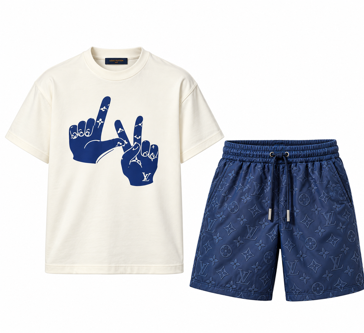 ENSEMBLE DOIGT BLEU  | LV