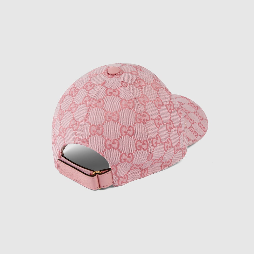 CASQUETTE EN TOILE GG Rose
