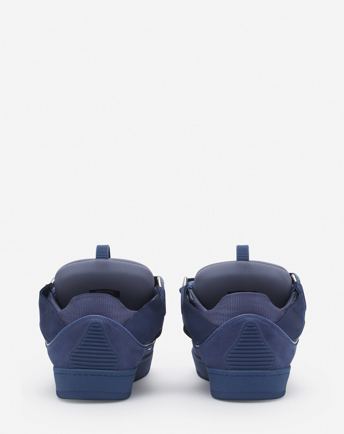 LANVIN LEATHER CURB BLEU MARINE