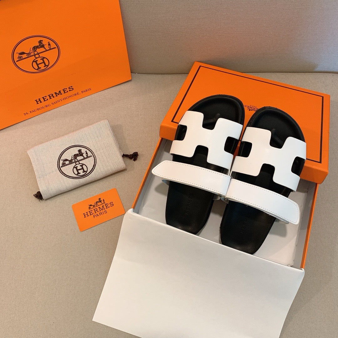 Hermes - Sandales Chypre Blanc