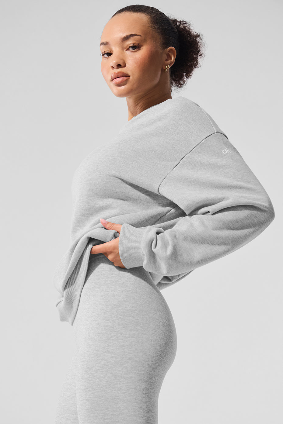 Chill Crew Neck Pullover - Athletic Heather Grey