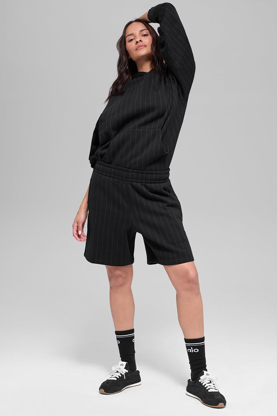 7' Pinstripe Short - Black Pinstripe