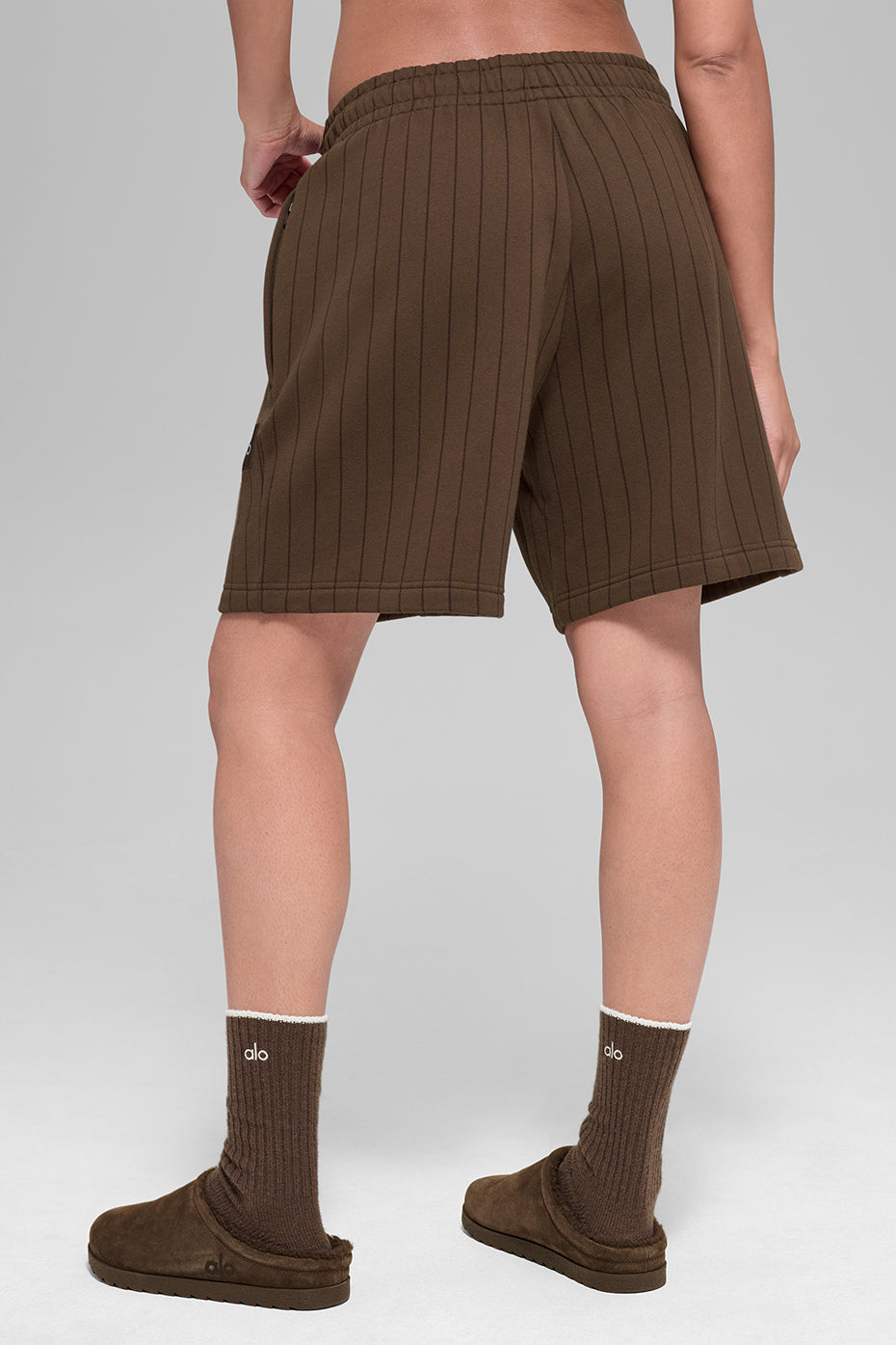 7' Pinstripe Short - Espresso Pinstripe