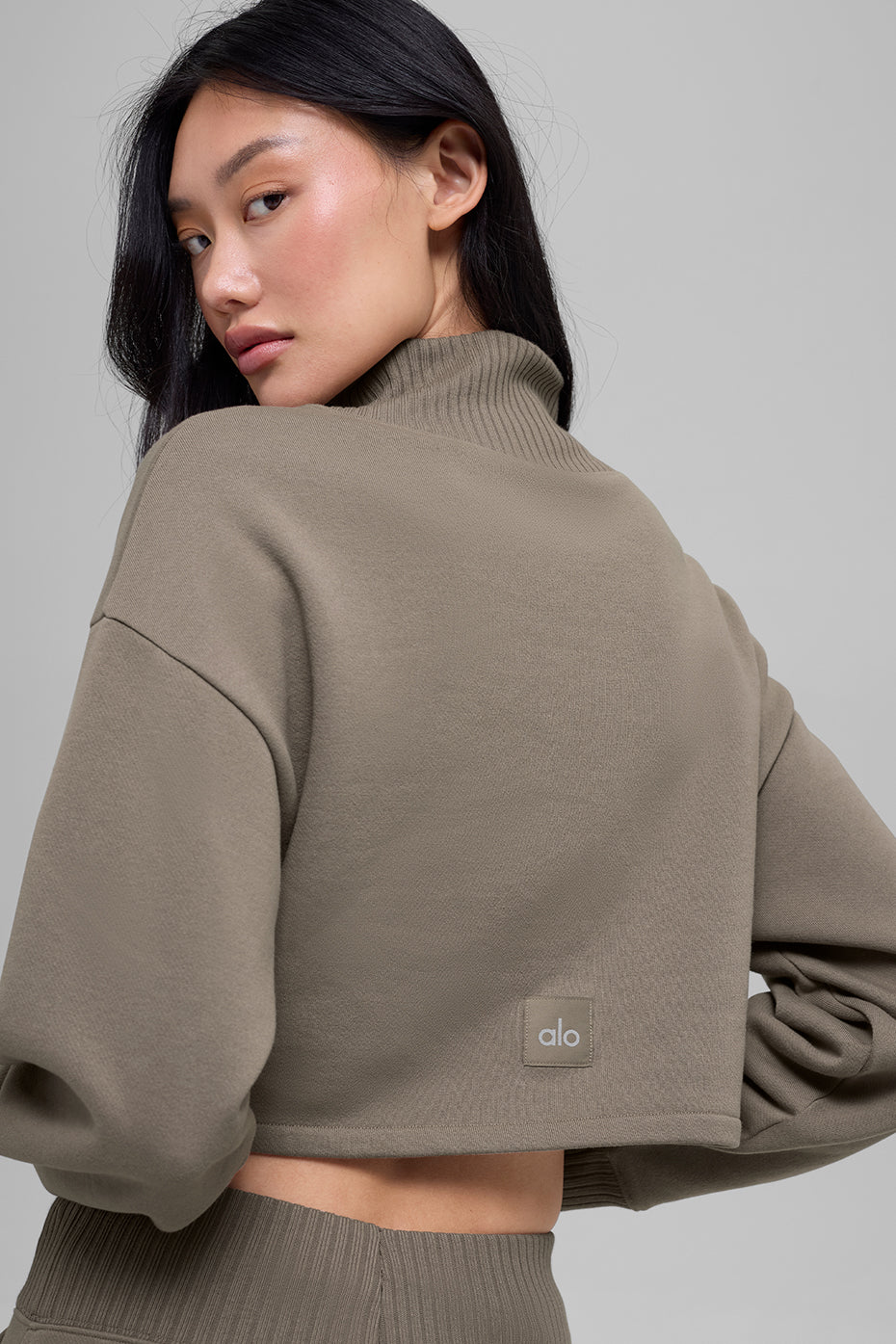Cropped Serenity Coverup - Light Cocoa