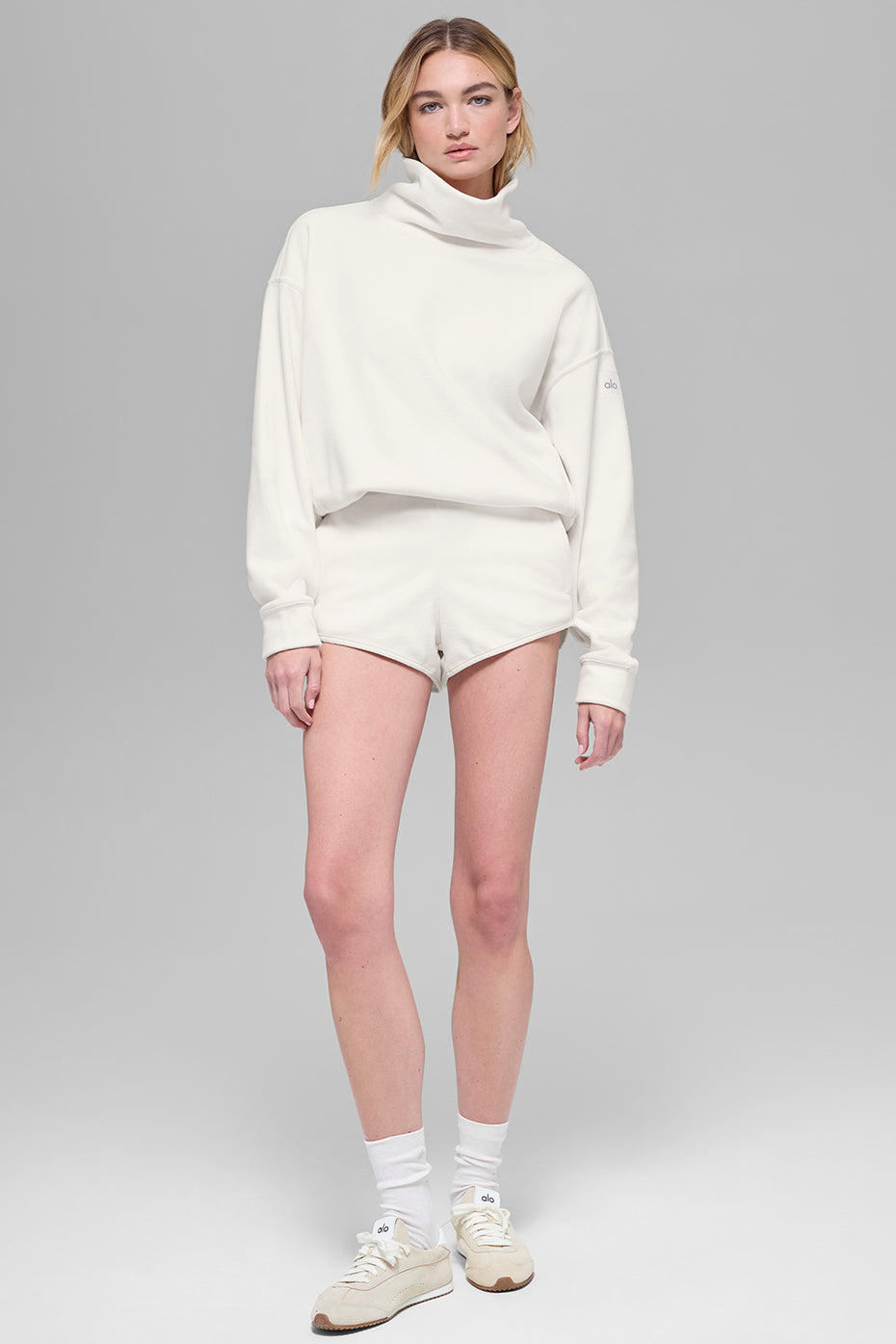 Polar Fleece Hazy Pullover - Ivory