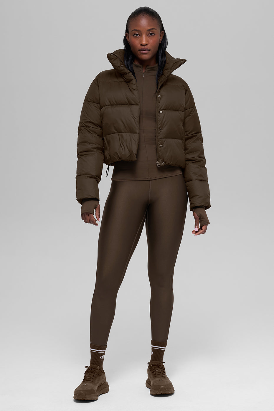 Gold Rush Puffer - Espresso