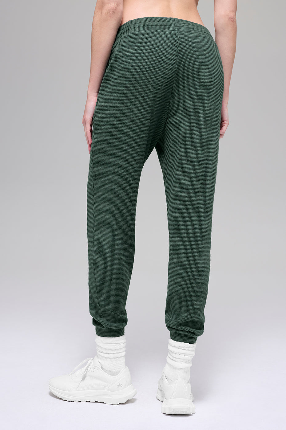 Waffle Weekend Escape Jogger - Clover Green
