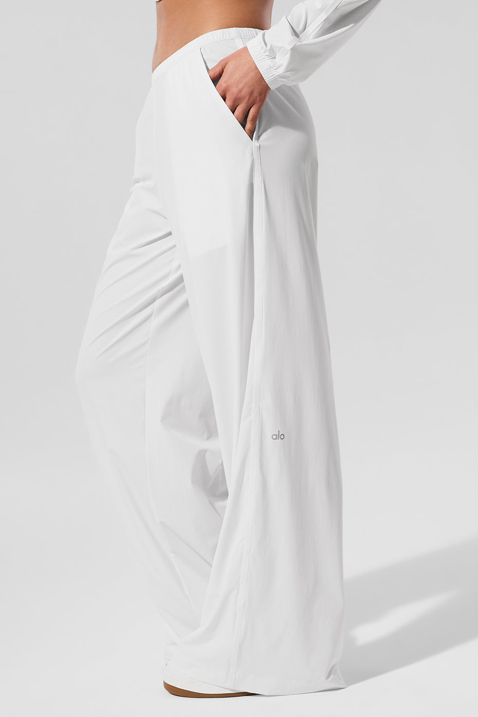 Breezy Wide Leg Pant (Long) - White