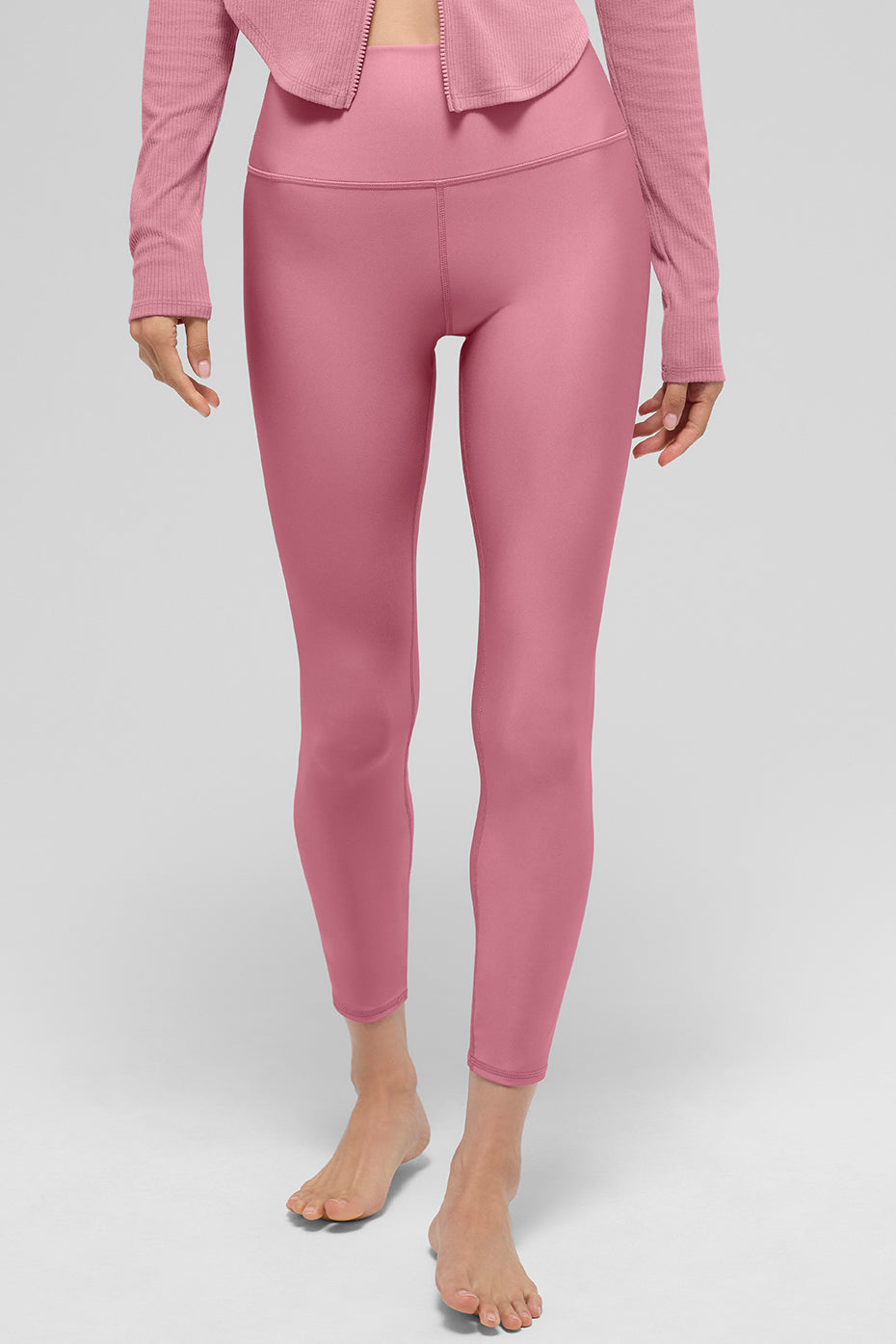 7/8 High-Waist Airlift Legging - Pink Wild Rose