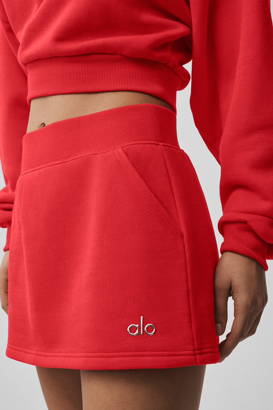 Accolade Skirt - Bright Red