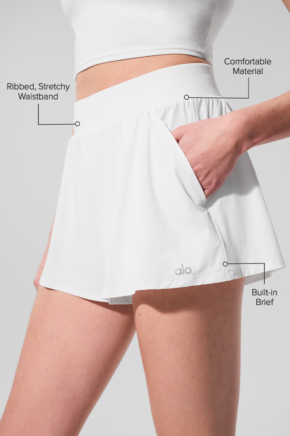 Breezy Short - White