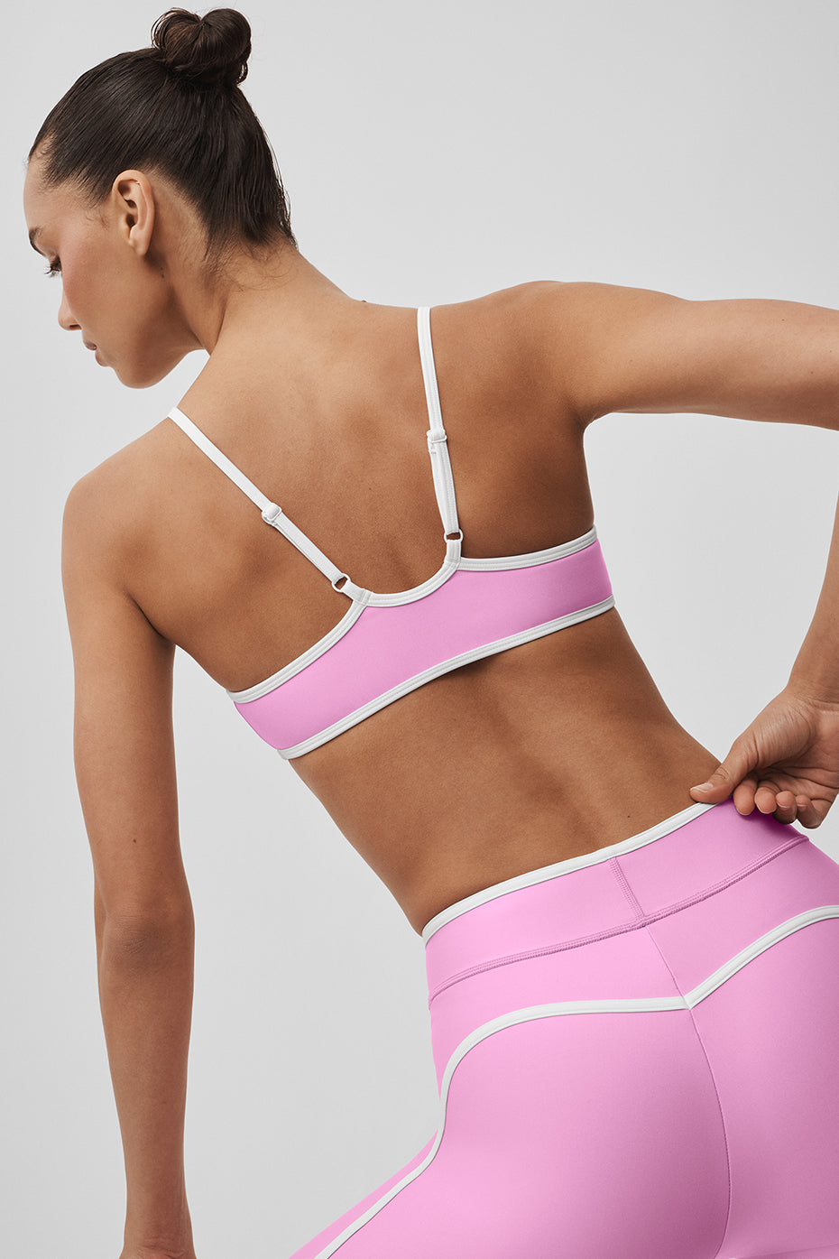 Airlift Charger Bra - Candy Heart Pink/White