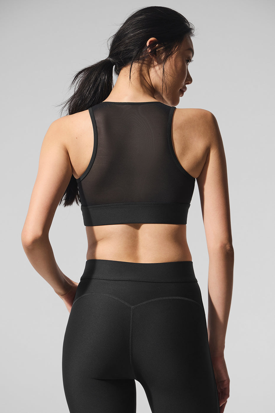 Airlift Mesh Just Right Bra - Black