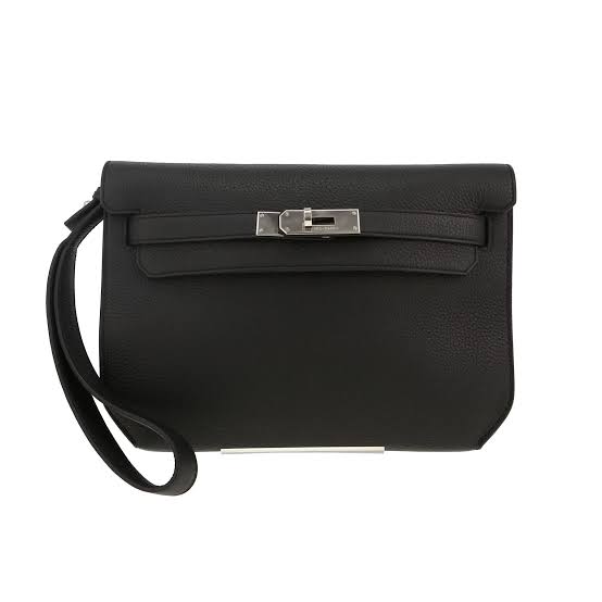 POCHETTE MM BLACK | HERMS