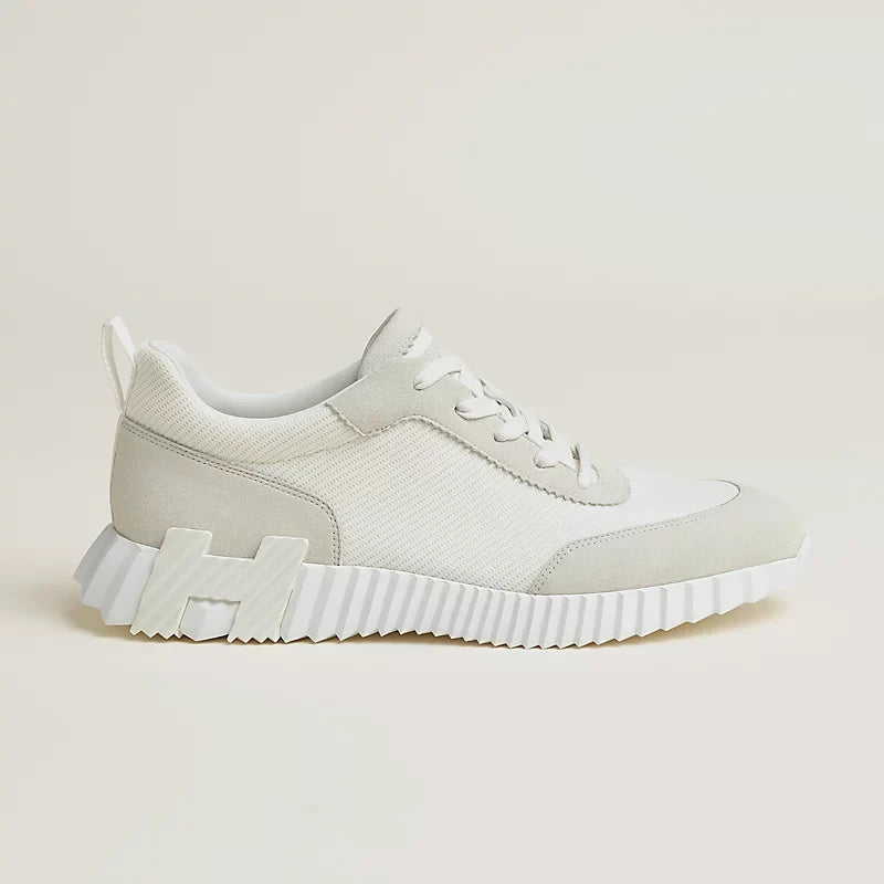 Sneakers Hermes Bouncing Tissu Blanc