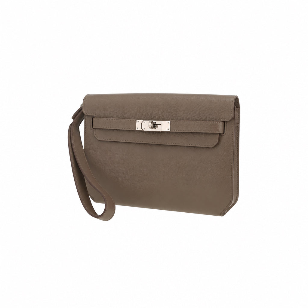 POCHETTE MM BROWN | HERMS