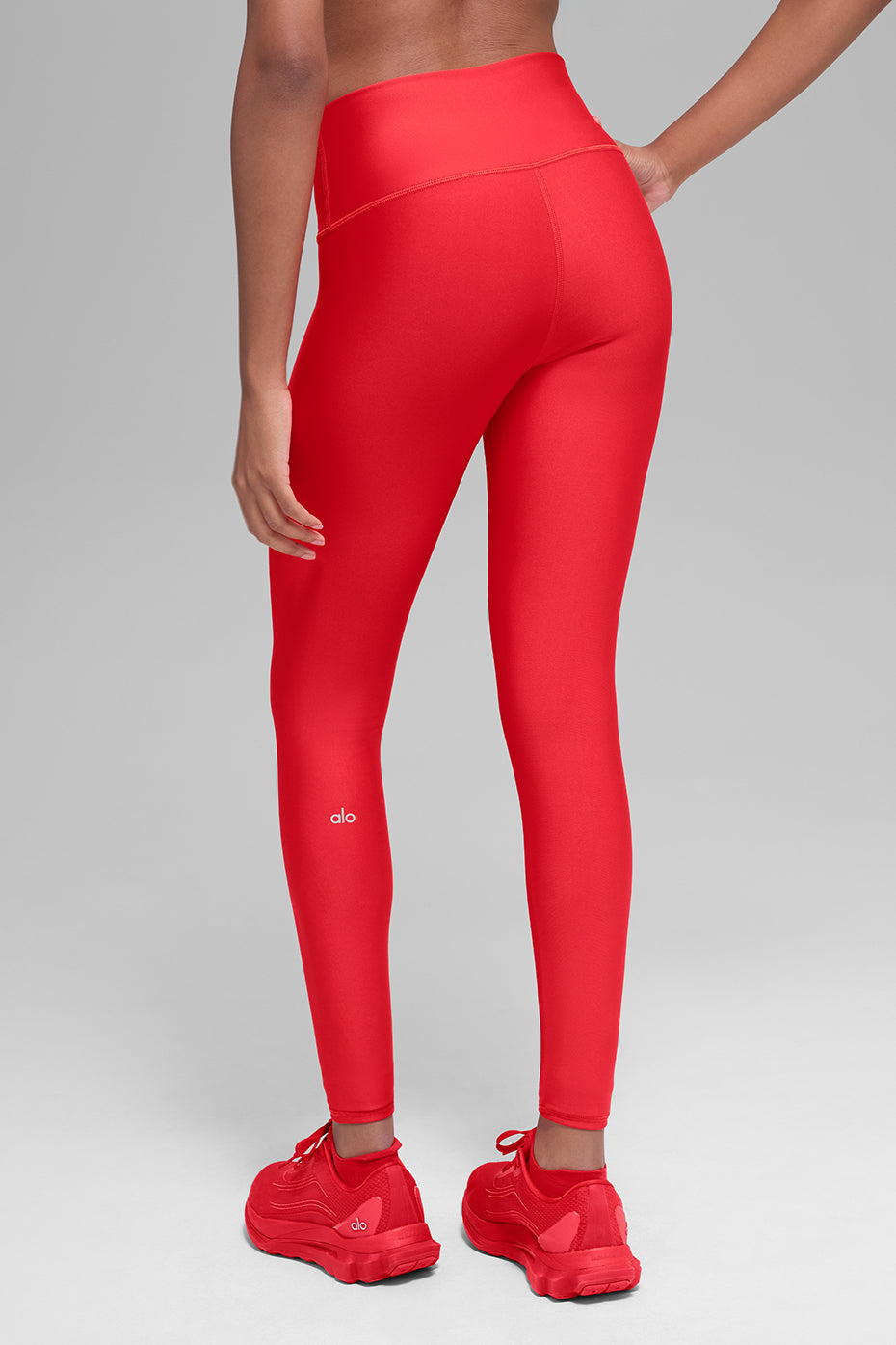 Airlift Winter Warm High-Waist Legging - Bright Red